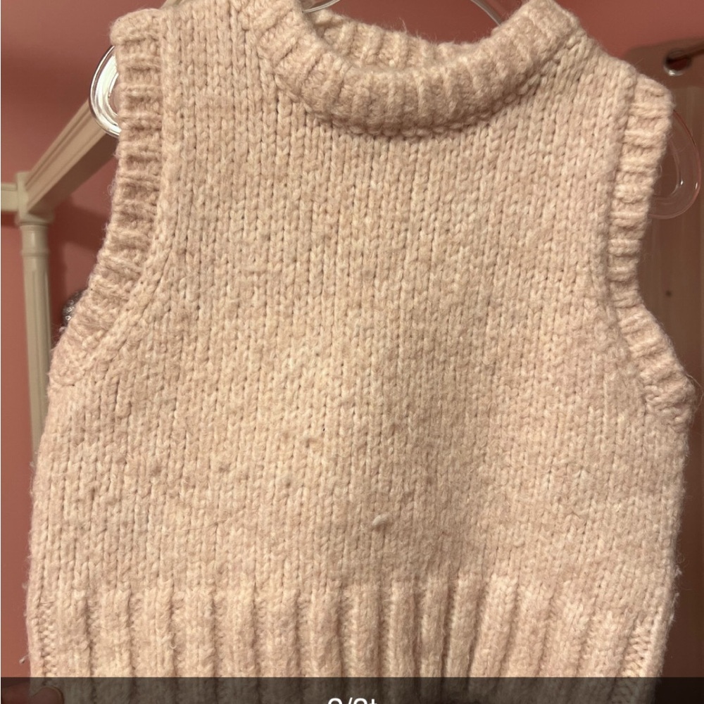 Zara Kids Cream Turtleneck Sweater